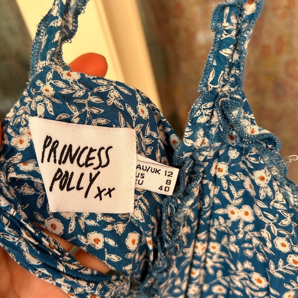 Princess Polly Blue and White Floral Mini Dress - Picture 7 of 7